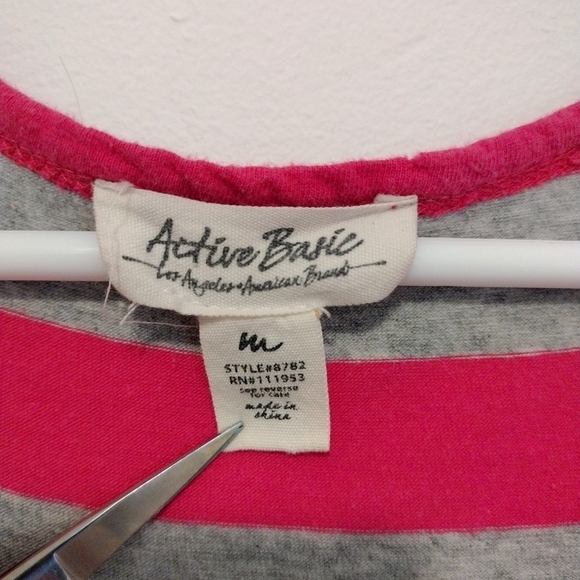 Active Basic - Striped Sleeveless Top - Picture 7 of 8